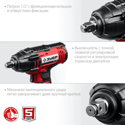 Зубр Мастер ГУЛ-255 (с 1-м АКБ, кейс)