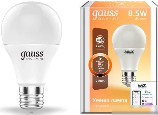 Светодиодная лампочка Gauss Smart Home 1050112