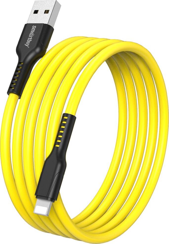 SMARTBUY (iK-512-S21by) S21 Lightning желтый, 2.4 А, сил., 1 м