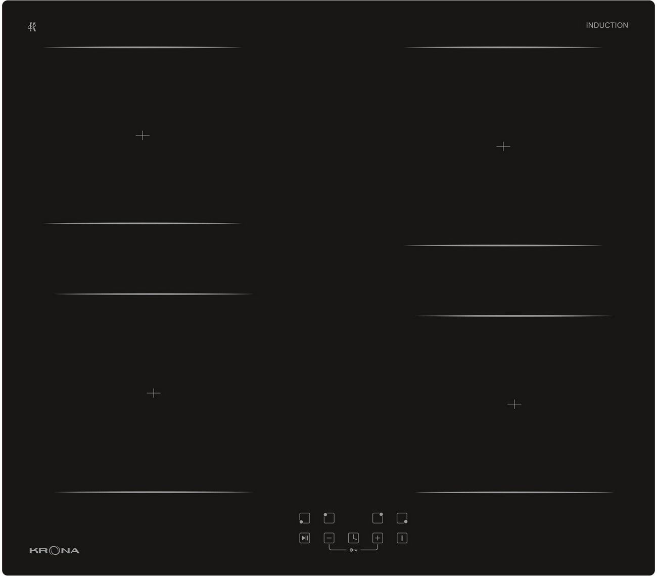 Варочная панель Krona Remo 60 BL