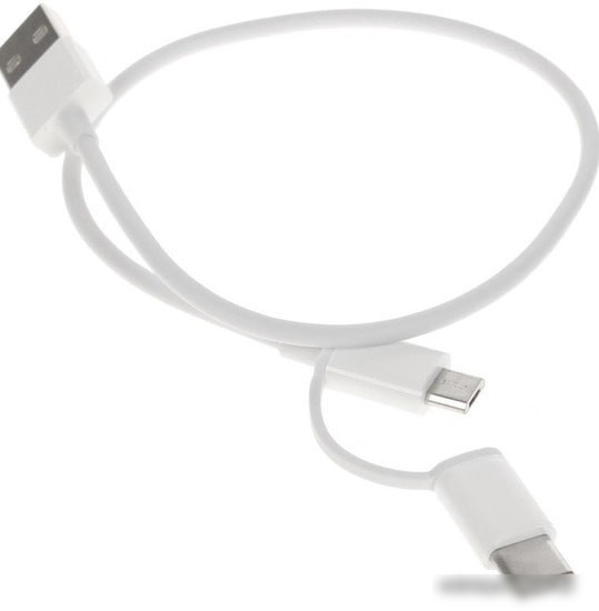 Кабель Xiaomi micro USB, USB Type-C - USB 0.3 м