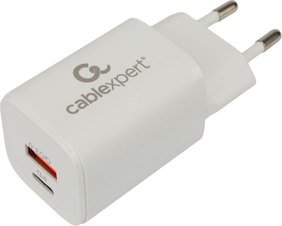 CABLEXPERT (21077) MP3A-PC-42 QC3.0/PD белый