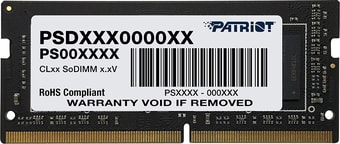 Patriot Signature Line 8GB DDR4 SODIMM PC4-25600 PSD48G320081S