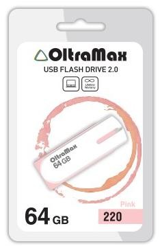 USB Flash Oltramax 220 64GB (розовый) [OM-64GB-220-Pink]