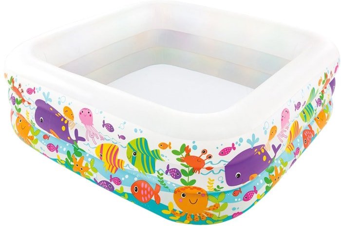 Надувной бассейн Intex Clearview Aquarium 159х159х50 (57471)