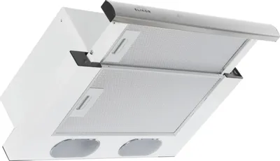 Кухонная вытяжка Elikor Интегра 50П-400-В2Л (белый/нержавеющая сталь)