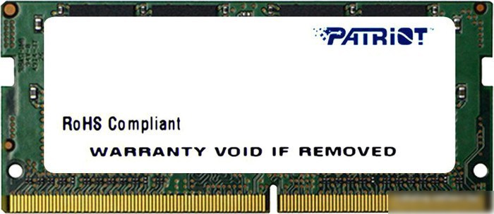 Patriot 8GB DDR4 SODIMM PS4-17000 [PSD48G213381S]