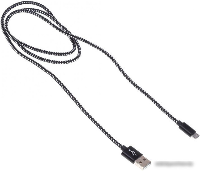 Buro USB Am micro USB B m 1м (черный)