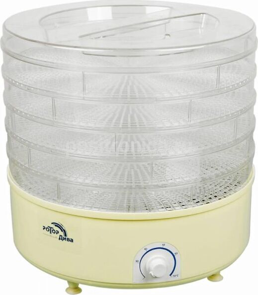 Сушилка для овощей РОТОР 5 прозрач.реш.(СШ-002) (гофротара)
