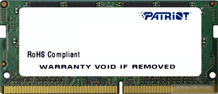 Оперативная память Patriot Signature Line 16GB DDR4 SODIMM PC4-19200 PSD416G24002S