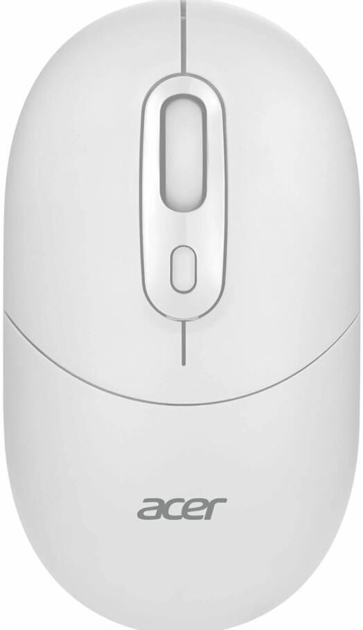 ACER Мышь OMR301 белый оптическая (1600dpi) беспроводная BT/Radio USB (4but) ZL.MCECC.01U