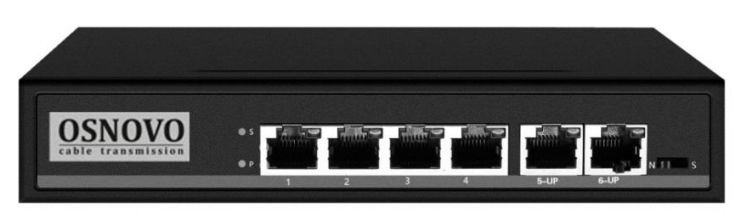 Неуправляемый коммутатор Osnovo SW-20600/A(80W)