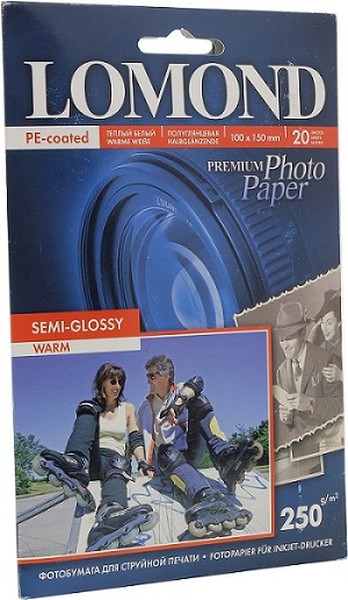 Lomond Semi Glossy Warm 10x15 250 г/кв.м 20 листов (1103305)