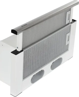 Кухонная вытяжка Elikor Интегра 60П-400-В2Л (белый/нержавеющая сталь)