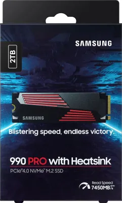 Samsung 990 Pro с радиатором 2TB MZ-V9P2T0CW