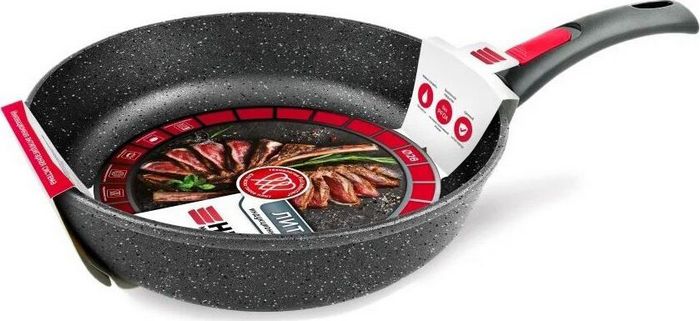 НЕВА МЕТАЛЛ ПОСУДА L18028i а/пр литая 28см съемн/руч индукция Гранит 550000526