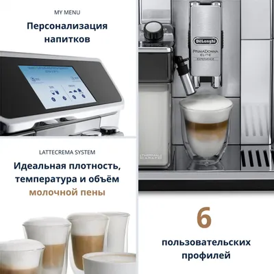Эспрессо кофемашина DeLonghi PrimaDonna Elite Experience ECAM 650.85.MS