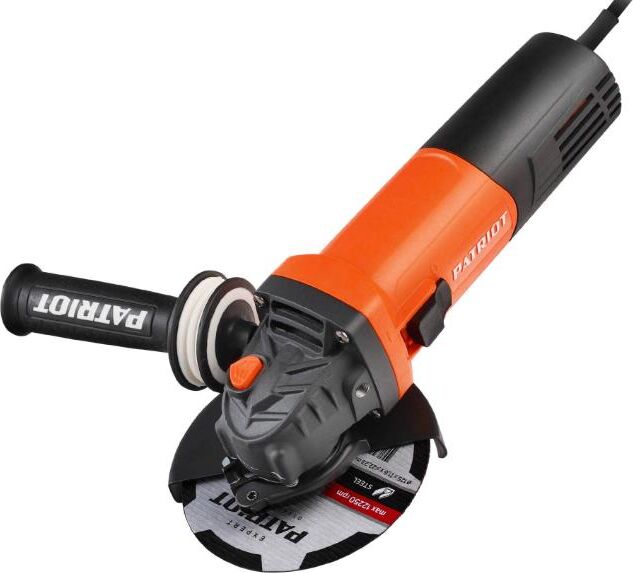 PATRIOT 110301127 AG 126E, тонкий корпус, пылезащищенная. Вт, Диск 125 мм