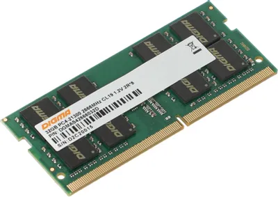 Оперативная память Digma 32ГБ DDR4 SODIMM 2666 МГц DGMAS42666032D
