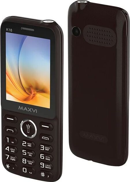 Мобильный телефон Maxvi K18 (коричневый)