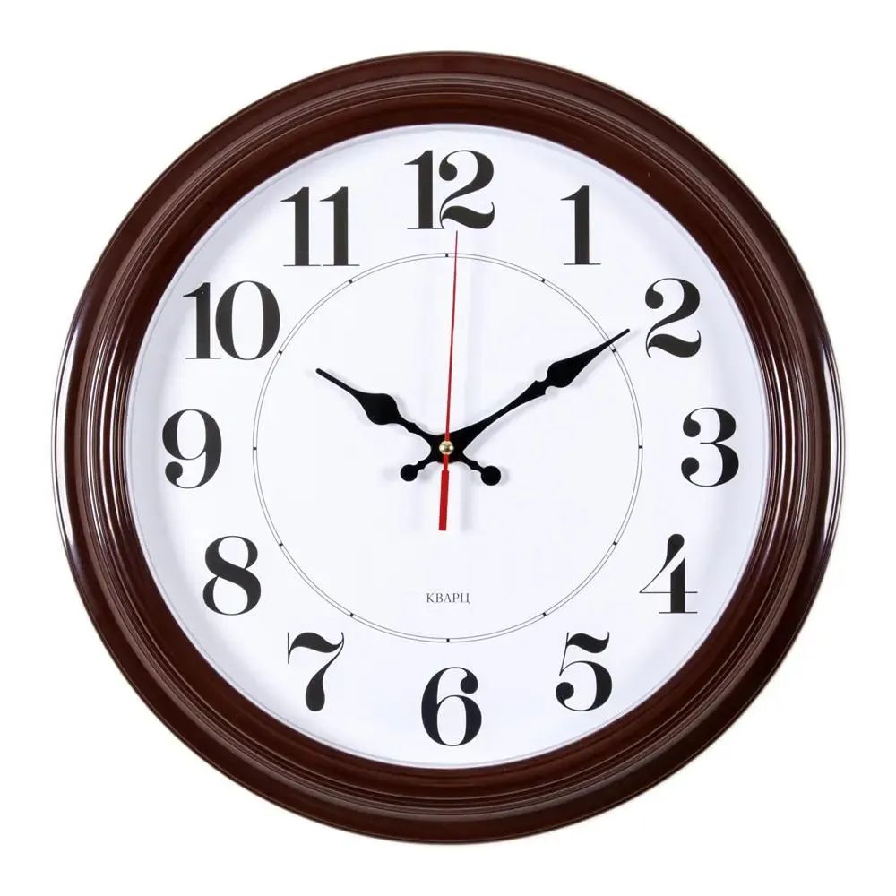 Настенные часы Бюрократ WallC-R85P35/Brown