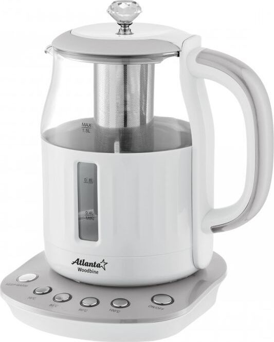 ATLANTA ATH-2534 gray (1,5л. стекло/пластик)