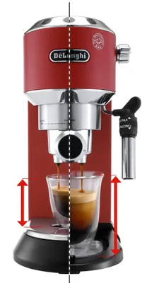 Рожковая помповая кофеварка DeLonghi Dedica EC 685.R