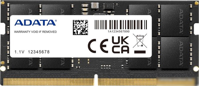 A-DATA 16ГБ DDR5 4800 МГц AD5S480016G-S