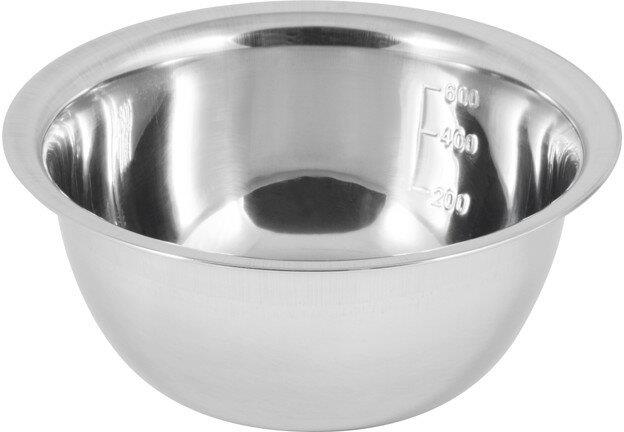 MALLONY Миска Bowl-Roll-16, объем 800 мл, из нерж стали, зеркальная полировка, диа 16 см (003276)