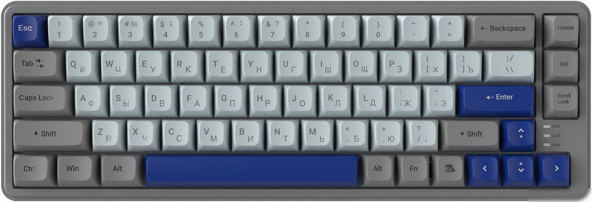 RITMIX RKB-568BL Blue голубой-серый