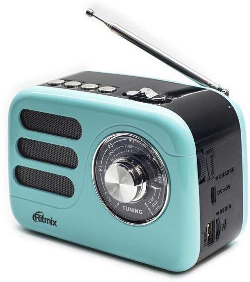 Радиоприемник Ritmix RPR-033 (лазурный)