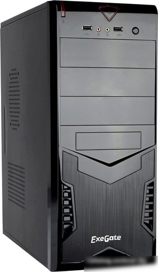 Корпус для ПК EXEGATE CP-601 (CP350W, 80MM, ATX, 2*USB, AUDIO)
