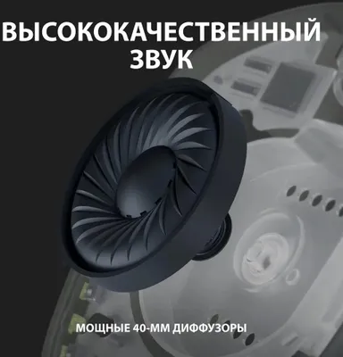 Наушники Logitech G435 Lightspeed (черный/неоновый желтый)