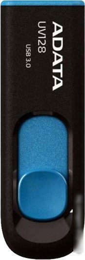 A-Data DashDrive UV128 64GB (черный/синий)