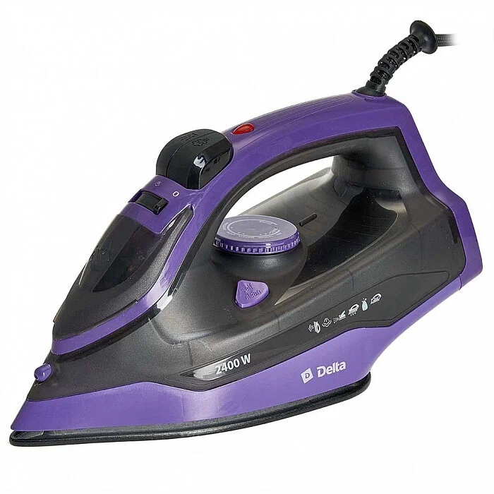 Утюг Delta DL-353 (черный/фиолетовый)