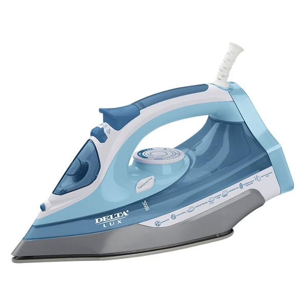 Утюг Delta Lux DL-712 (белый/голубой)