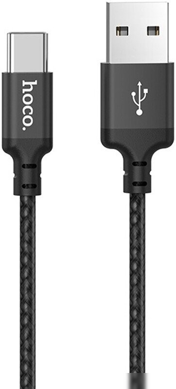 HOCO (6957531062868) X14 USB (m)-Type-C (m) 1.0м - черный