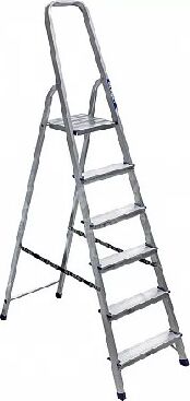Стремянка LWI  6ст., сталь/алюм.