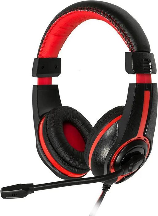 Наушники Oklick HS-L200 (черный/красный)