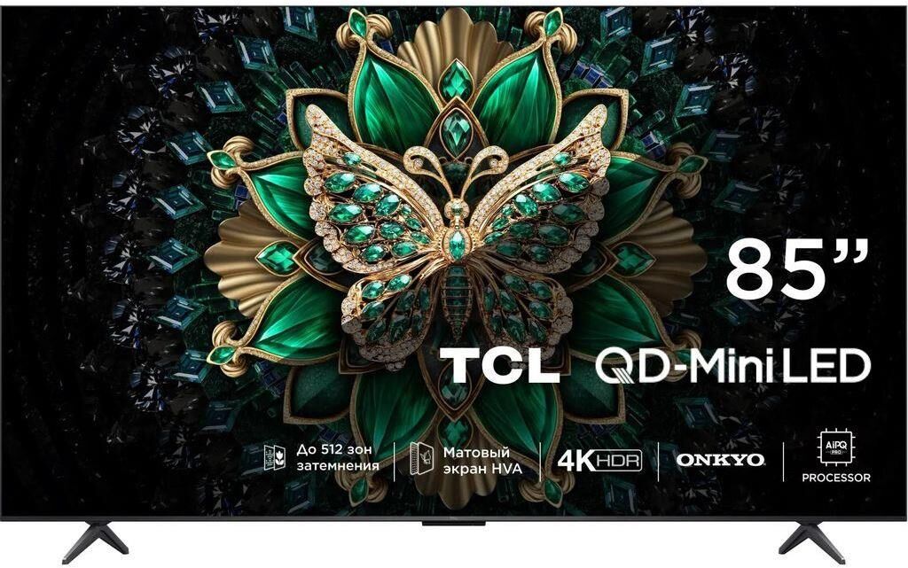 TCL 85C6K UHD 4K SMART TV Google TV