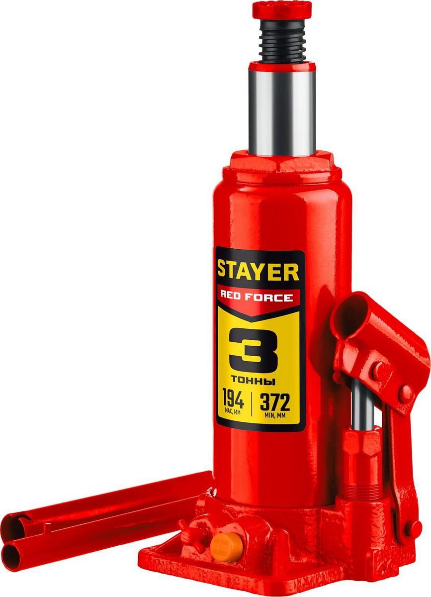 Бутылочный домкрат Stayer 43160-3 3т