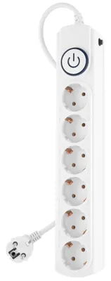 IPPON BK-6-EU-1.8-10-W (1.8м, 6 розеток, белый)
