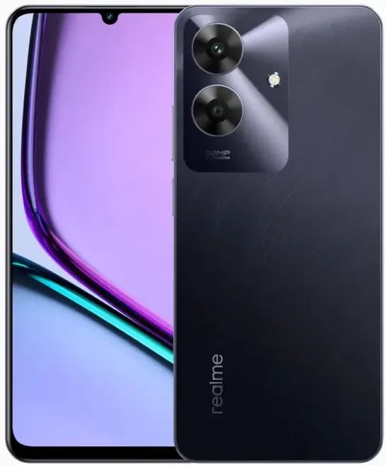 Телефон Realme Note 60x RMX3938 4GB/128GB (черный)
