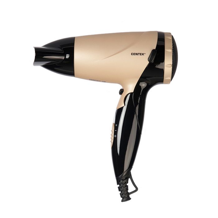 Фен CENTEK CT-2209 (черный/золотой)
