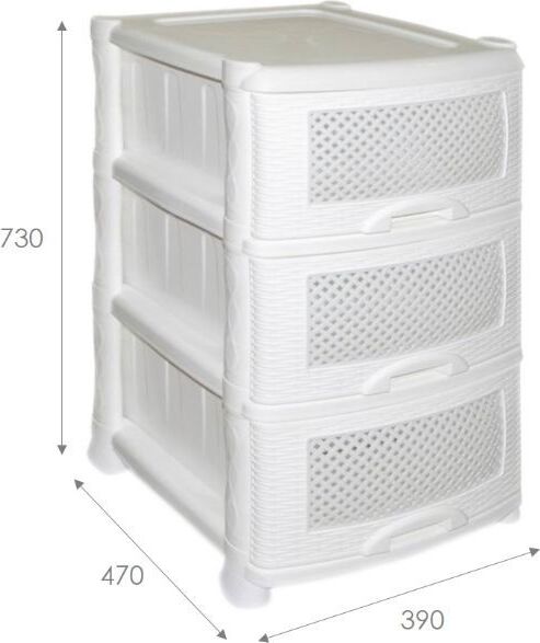 VIOLET ПЛЕТЁНКА белый 3-х секц. 35306