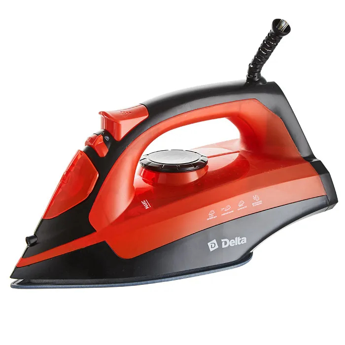 Утюг Delta DL-755 (черный/оранжевый)