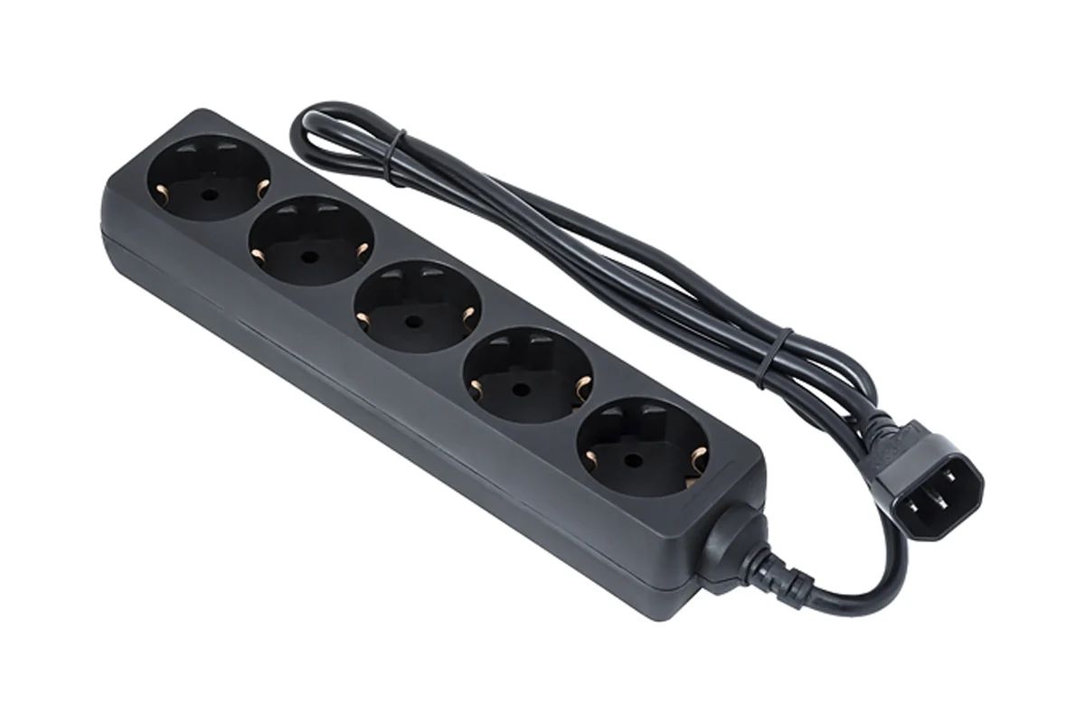 Сетевой фильтр ExeGate 5 розеток, 0.5 м, черный (SPU-5-0.5B)