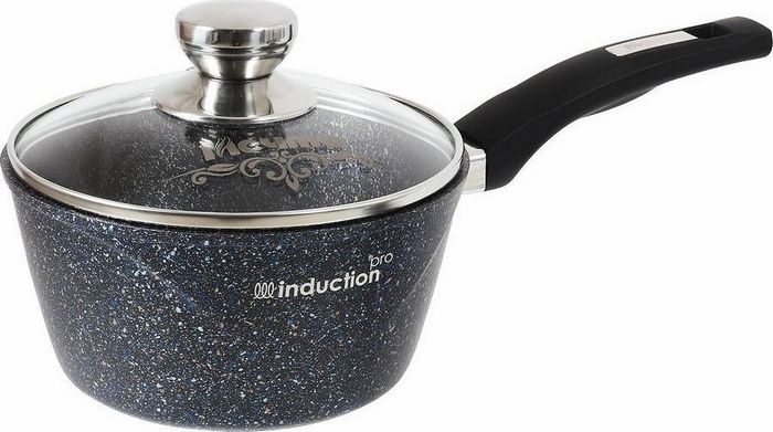 МЕЧТА 82803И Гранит black Induction Pro 1.7л с несъемн. ручкой и стекл. крышкой