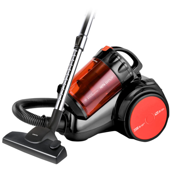 Пылесос CENTEK CT-2524 (черный/красный)