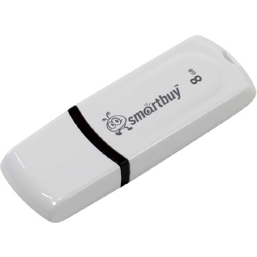 USB Flash Smart Buy 8GB Paean White (SB8GBPN-W)